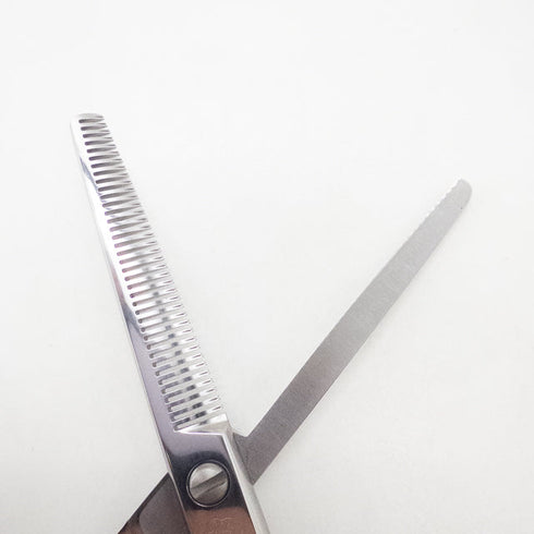 【ヒカリシザーズHIKARI光シザーHIKARI SCISSORS】T-37 メガネ シザー セニング 美容ハサミ すきばさみ 美容師 理容師 約25% 右利き 5.7インチ 中古 sc2769