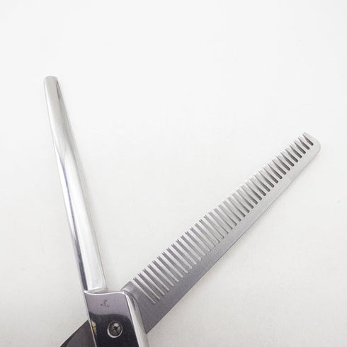 【ヒカリシザーズHIKARI光シザーHIKARI SCISSORS】T-37 メガネ シザー セニング 美容ハサミ すきばさみ 美容師 理容師 約25% 右利き 5.7インチ 中古 sc2769