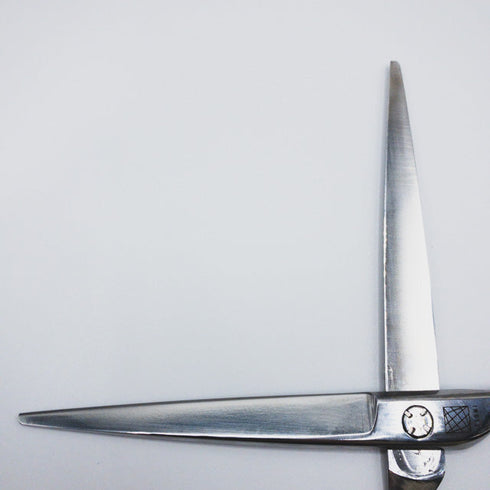 新品未使用【内海ウツミUTSUMI】JYO城 JG70 トリミングシザー オフセット 右利き トリマー ペット 7インチ 中古 sc2673