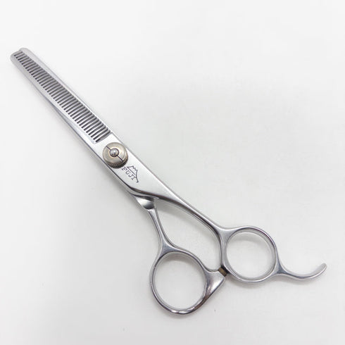 【FUJIフジシザー】DXF60-40 オフセット シザー セニング 美容ハサミ すきばさみ 美容師 理容師 約30% 右利き 6インチ 中古 sc2779