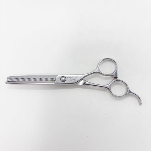 【FUJIフジシザー】DXF60-40 オフセット シザー セニング 美容ハサミ すきばさみ 美容師 理容師 約30% 右利き 6インチ 中古 sc2779