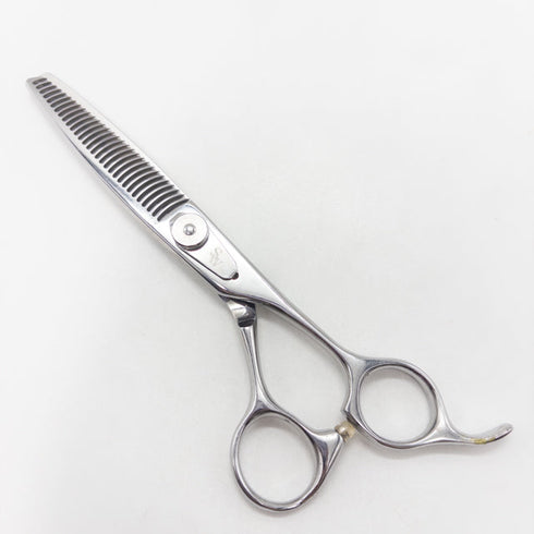 【シザースワークス】BT1-6030 オフセット シザー セニング 美容ハサミ すきばさみ 美容師 理容師 約10% 右利き 6インチ 中古 sc2782