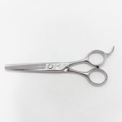 【菊王冠KIKU-OHKAN】Wing 30-T オフセット シザー セニング 美容ハサミ すきばさみ 美容師 理容師 約25~30% 右利き 5.7インチ 中古 sc2783