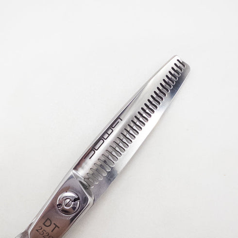 【マック シザーBMAC】DT-2529 両グシ メガネ シザー セニング 美容ハサミ すきばさみ 美容師 理容師 約20~25% 右利き 6インチ 中古 sc2786