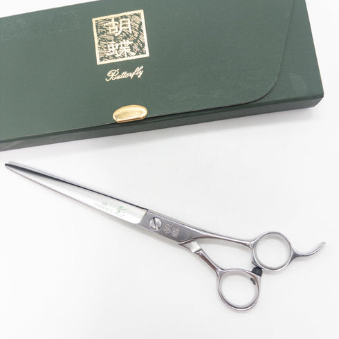 【東京理器 胡蝶】ICE TEMPERED彩 IRODORI トリミングシザー オフセット 右利き トリマー ペット 7インチ 中古 sc2787