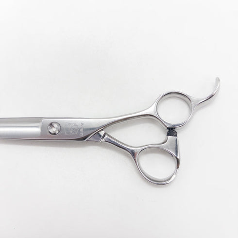 【Bulldogブルドッグ】ステンレスNo100 トリミングシザー オフセット 右利き トリマー ペット 7インチ 中古 sc2798