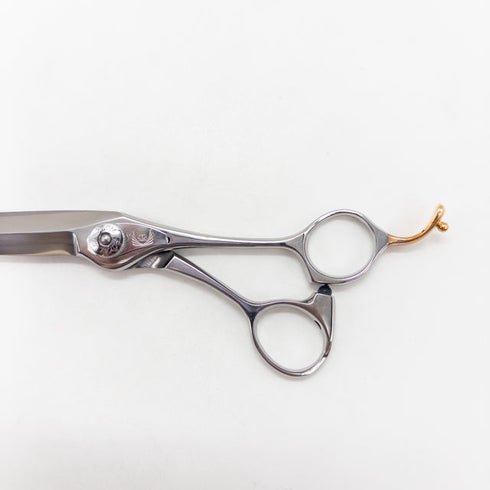 美品【ナルトシザーズ ナルトシザーNARUTO SCISSORS】RKミカドラインZ シザー オフセット 理容 美容ハサミ 美容師 理容師 右利き 6.8インチ 中古 sc2805