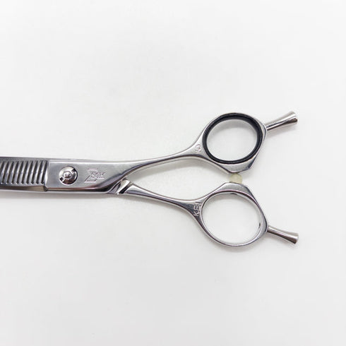 【三和技研SANWA SGK】SX-T30 メガネ シザー セニング 美容ハサミ すきばさみ 美容師 理容師 約25% 右利き 6インチ 中古 sc2806