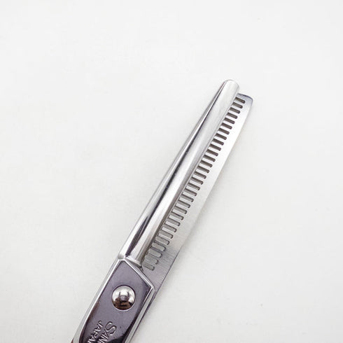 【三和技研SANWA SGK】SX-T30 メガネ シザー セニング 美容ハサミ すきばさみ 美容師 理容師 約25% 右利き 6インチ 中古 sc2806