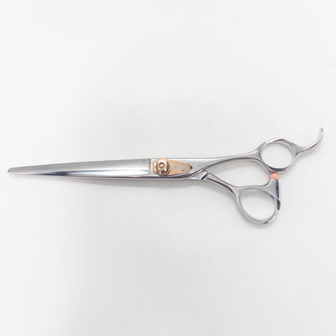 【アンドーTOKIO】COBALT70ストレート トリミングシザー オフセット 右利き トリマー ペット 7インチ 中古 sc2807