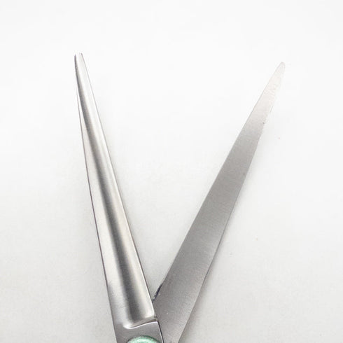 【ビアーズBEARDS】CR-65 Ariesアルミカーブ トリミングシザー メガネ 右利き トリマー ペット 6.5インチ 中古 sc2808