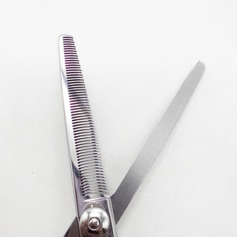 【モルクシザーMork】SG60 1/2 正刃 オフセット シザー セニング 美容ハサミ すきばさみ 美容師 理容師 約10~20% 右利き 6インチ 中古 sc2818