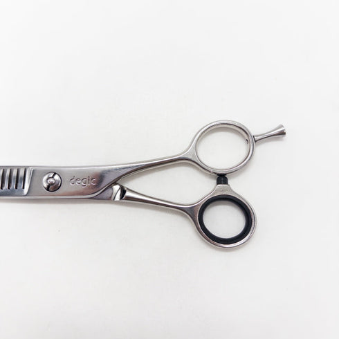 【degicデジック】OZ-1 メガネ シザー セニング 美容ハサミ すきばさみ 美容師 理容師 約10% 右利き 7インチ 中古 sc2821