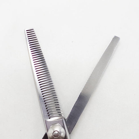 【ハヤシシザーズ ハヤシシザーHAYASHI SCISSORS】 メガネ シザー セニング 美容ハサミ すきばさみ 美容師 理容師 約10% 右利き 6インチ 中古 sc2824