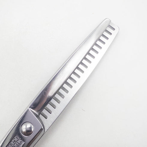 【ミズタニシザーズ ミズタニシザーMIZUTANI SCISSORS】ACRO YURAGI6 メガネ シザー セニング 美容ハサミ すきばさみ 美容師 理容師 約25~30% 右利き 6インチ 中古 sc2832