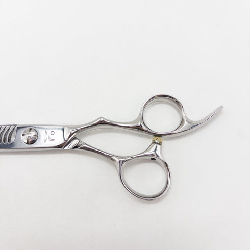 【キラシザーズ キラシザーKIRA】COLUMNカラム オフセット シザー セニング 美容ハサミ すきばさみ 美容師 理容師 約20~25% 右利き 6インチ 中古 sc2836