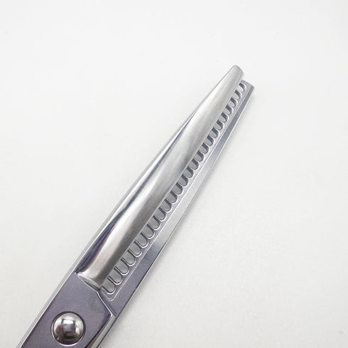 【キラシザーズ キラシザーKIRA】COLUMNカラム オフセット シザー セニング 美容ハサミ すきばさみ 美容師 理容師 約20~25% 右利き 6インチ 中古 sc2836