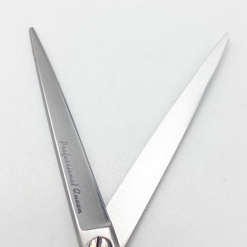 【TENYO天洋】QUEEN TENYO W シザー オフセット 理容 美容ハサミ 美容師 理容師 右利き 6.7インチ 中古 sc2847
