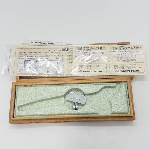 【ナルトシザーズ ナルトシザーNARUTO SCISSORS】三梳きヘネシーリスハンドS27 オフセット シザー セニング 美容ハサミ すきばさみ 美容師 理容師 約25~30% 右利き 6.2インチ 中古 sc2851