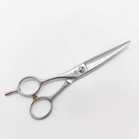 【光邦KOUHO】LEFT KWR60カーブ ドライカット シザー メガネ 理容 美容ハサミ 美容師 理容師 左利き 6インチ 中古 sc2853