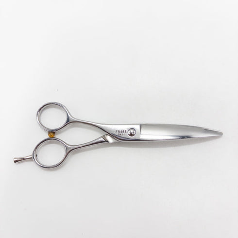 【光邦KOUHO】LEFT KWR60カーブ ドライカット シザー メガネ 理容 美容ハサミ 美容師 理容師 左利き 6インチ 中古 sc2853