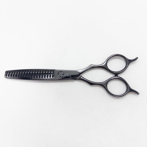 【オオカワプロシザーズ オオカワプロシザーOKAWA PRO SCISSORS】HC193 DLCコーティング メガネ シザー セニング 美容ハサミ すきばさみ 美容師 理容師 約25~30% 右利き 5.8インチ 中古 sc2859