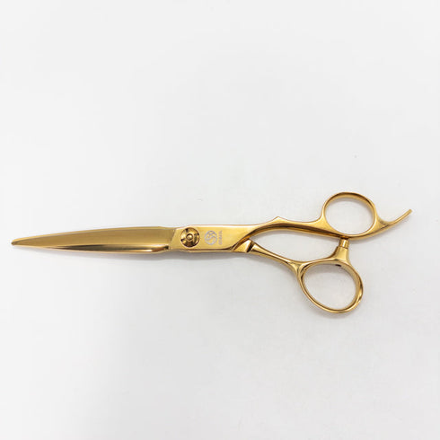 【アルファシザーas&co】SG-C チタンコーティング シザー オフセット 理容 美容ハサミ 美容師 理容師 右利き 6.5インチ 中古 sc2860