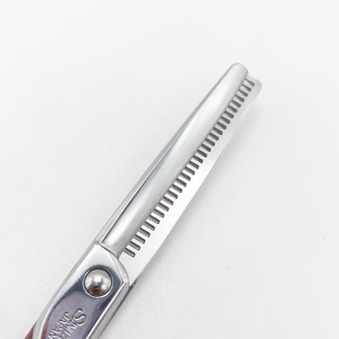 【三和技研SANWA SGK】SX-T30 メガネ シザー セニング 美容ハサミ すきばさみ 美容師 理容師 約25% 右利き 6インチ 中古 sc2869