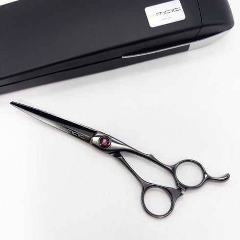【マック シザーBMAC】FC-65K 片剣刃 シザー オフセット 理容 美容ハサミ 美容師 理容師 右利き 6.5インチ 中古 sc2873