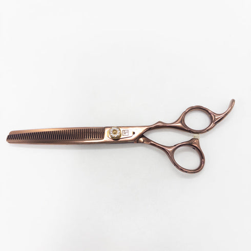 【SVANS.スバンス】両グシ ダブルセニング トリミングシザー オフセット 右利き トリマー ペット 7インチ 中古 sc2881