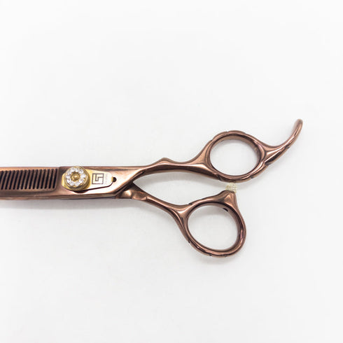 【SVANS.スバンス】両グシ ダブルセニング トリミングシザー オフセット 右利き トリマー ペット 7インチ 中古 sc2881