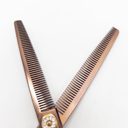 【SVANS.スバンス】両グシ ダブルセニング トリミングシザー オフセット 右利き トリマー ペット 7インチ 中古 sc2881