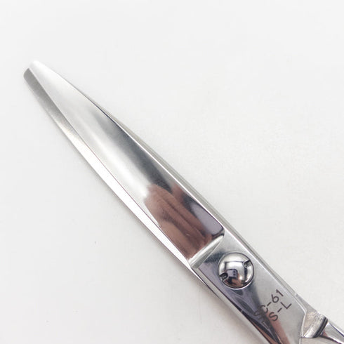 【マック シザーBMAC】SC-61DS L ドライカット スライド シザー メガネ 理容 美容ハサミ 美容師 理容師 左利き 6.1インチ 中古 sc2892