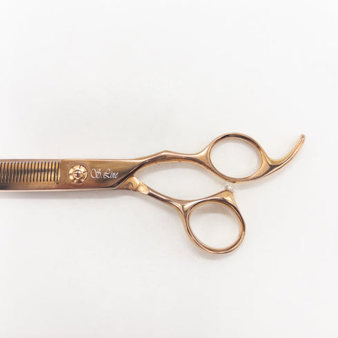 【シルバーラインSilverLine】ERA7055 消しゴムスキバサミ トリミングシザー 右利き セニング トリマー ペット 7インチ 中古 sc2895