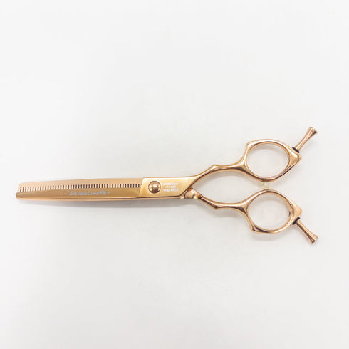 【シルバーラインSilverLine】ERAD6548消しゴムスキバサミ トリミングシザー 右利き セニング トリマー ペット 6.5インチ 中古 sc2896