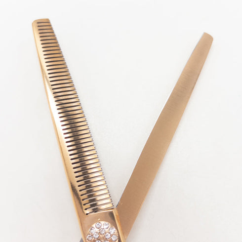 【シルバーラインSilverLine】ERAD6548消しゴムスキバサミ トリミングシザー 右利き セニング トリマー ペット 6.5インチ 中古 sc2896