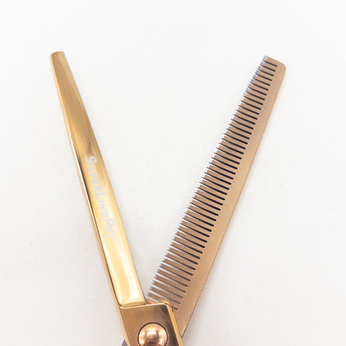 【シルバーラインSilverLine】ERAD6548消しゴムスキバサミ トリミングシザー 右利き セニング トリマー ペット 6.5インチ 中古 sc2896