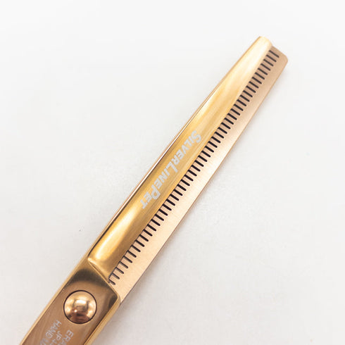 【シルバーラインSilverLine】ERAD6548消しゴムスキバサミ トリミングシザー 右利き セニング トリマー ペット 6.5インチ 中古 sc2896