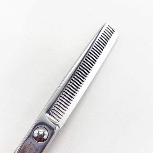 新品未使用【内海ウツミUTSUMI】WT60/40C 両グシ トリミングシザー 右利き セニング トリマー ペット 6インチ 中古 sc2950