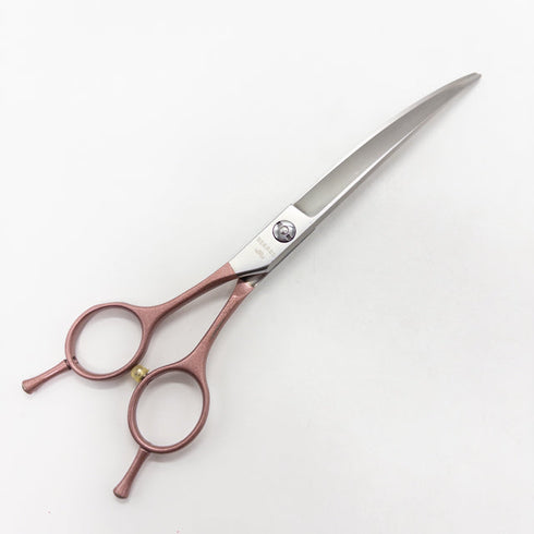 【ビアーズBEARDS】Merveille7カーブシザー トリミングシザー メガネ 左利き トリマー ペット 7インチ 中古 sc2927