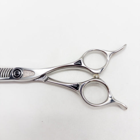 【トギノンTOGINON】サクセスダブル5.8 メガネ シザー セニング 美容ハサミ すきばさみ 美容師 理容師 約55% 右利き 5.8インチ 中古 sc2936