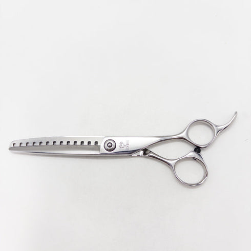 【ジョーウェルJOEWELL】JGT-X13G オフセット シザー セニング 美容ハサミ すきばさみ 美容師 理容師 約80% 右利き 6.3インチ 中古 sc2938