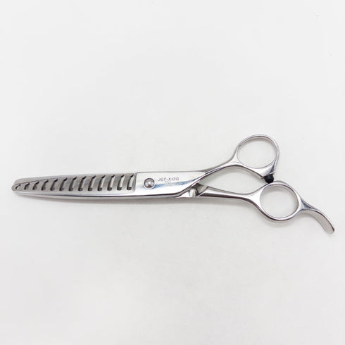 【ジョーウェルJOEWELL】JGT-X13G オフセット シザー セニング 美容ハサミ すきばさみ 美容師 理容師 約80% 右利き 6.3インチ 中古 sc2938