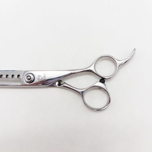 【ジョーウェルJOEWELL】JGT-X13G オフセット シザー セニング 美容ハサミ すきばさみ 美容師 理容師 約80% 右利き 6.3インチ 中古 sc2938