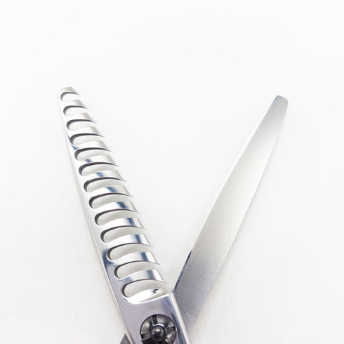 【ロイヤルマスターROYAL MASTER】SMOOTH MMG13 メガネ シザー セニング 美容ハサミ すきばさみ 美容師 理容師 約15~20% 右利き 5.8インチ 中古 sc2952