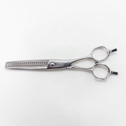 【ミズタニシザーズ ミズタニシザーMIZUTANI SCISSORS】YURAGI ZEROユラギ ゼロ メガネ シザー セニング 美容ハサミ すきばさみ 美容師 理容師 約10% 右利き 6インチ 中古 sc2953