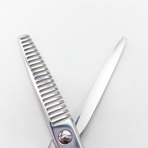 【ミズタニシザーズ ミズタニシザーMIZUTANI SCISSORS】YURAGI ZEROユラギ ゼロ メガネ シザー セニング 美容ハサミ すきばさみ 美容師 理容師 約10% 右利き 6インチ 中古 sc2953