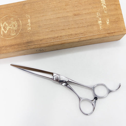 【ナルトシザーズ ナルトシザーNARUTO SCISSORS】ニューヘネシーフレックス シザー オフセット 理容 美容ハサミ 美容師 理容師 右利き 6.3インチ 中古 sc2955