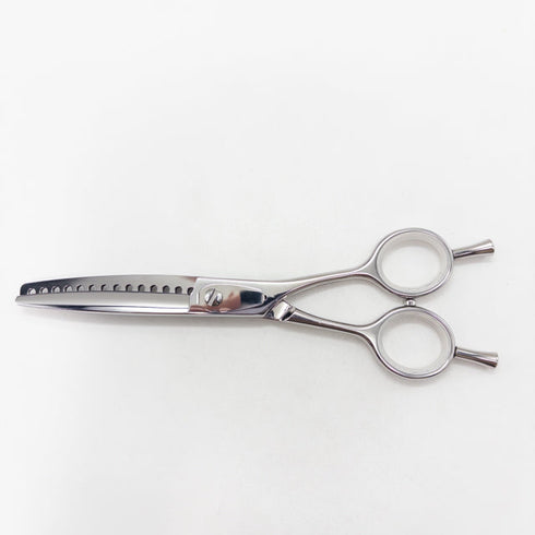 美品【サイキシザーズ サイキシザーSAIKI SCISSORS】YX14N メガネ シザー セニング 美容ハサミ すきばさみ 美容師 理容師 約35~40% 右利き 6インチ 中古 sc2956