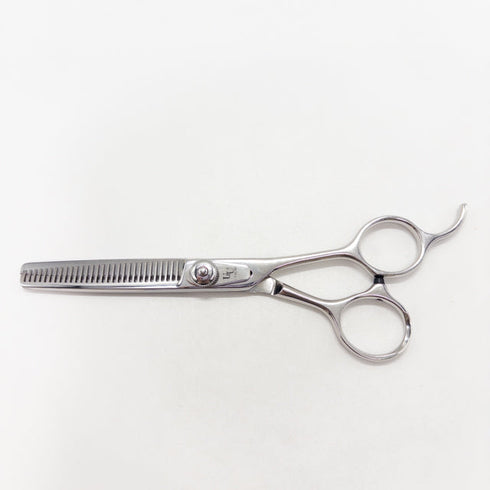 【内海ウツミUTSUMI】NS30 オフセット シザー セニング 美容ハサミ すきばさみ 美容師 理容師 約25~35% 右利き 6インチ 中古 sc2963